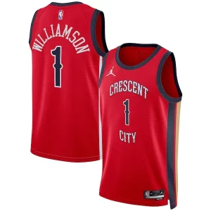Splendido Carino Raffinato Zion Williamson New Orleans Pelicans Jordan Brand Unisex Swingman Jersey Statement Edition Red