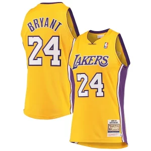 Splendido Classico Bellissimo Men's Los Angeles Lakers Kobe Bryant Gold Hardwood Classics 2008 09 Authentic Jersey