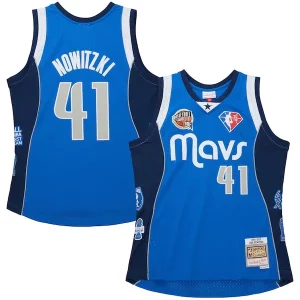 Splendido Cool Gorgeous Dirk Nowitzki Dallas Mavericks Unisex Hall of Fame Class of 2023 Throwback Swingman Jersey Blue