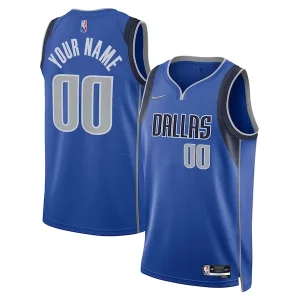 Splendido Dallas Mavericks Nike 2021/22 Diamond Swingman Custom Jersey Icon Edition Blue