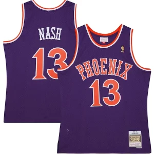 Splendido Delizioso Steve Nash Phoenix Suns 2001/02 Hardwood Classics Swingman Jersey Purple/White