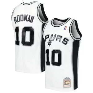 Splendido Dennis Rodman San Antonio Spurs 2001/02 Hardwood Classics Swingman Jersey White