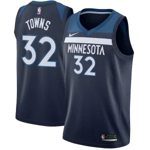 Splendido Duraturo Karl Anthony Towns Minnesota Timberwolves Nike Swingman Jersey Navy Icon Edition