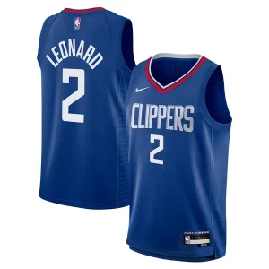 Splendido Fantastico Kawhi Leonard LA Clippers Nike Youth Swingman Jersey Icon Edition Royal