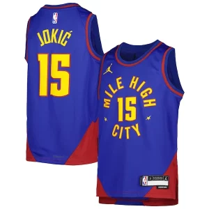 Splendido Nikola Jokic Denver Nuggets Jordan Brand Youth Swingman Jersey Statement Edition Blue