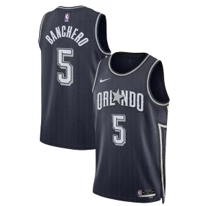 Splendido Paolo Banchero Orlando Magic Nike Unisex 2023/24 Swingman Jersey Navy City Edition