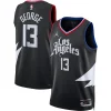 Splendido Raffinato Attraente Paul George LA Clippers Jordan Brand Unisex Swingman Jersey Statement Edition Black