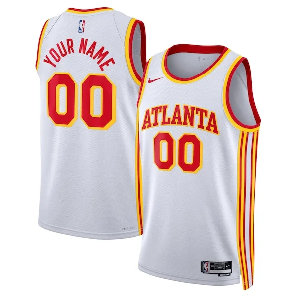 Splendido Robusto Atlanta Hawks Nike Unisex Swingman Custom Jersey White Association Edition