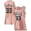 Splendido Robusto Classico Scottie Pippen Chicago Bulls Women's 75th Anniversary Rose Gold 1997 Swingman Jersey Pink