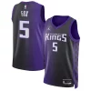 Stupendo Attraente De'Aaron Fox Sacramento Kings Jordan Brand Unisex Swingman Jersey Statement Edition Purple