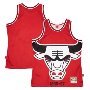 Stupendo Chicago Bulls Hardwood Classics Blown Out Fashion Jersey Red