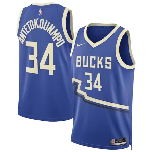Stupendo Comodo Robusto Giannis Antetokounmpo Milwaukee Bucks Nike Unisex 2024/25 Swingman Player Jersey City Edition Royal