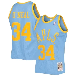 Stupendo Delizioso Shaquille O'Neal Los Angeles Lakers 2001/02 Hardwood Classics Swingman Jersey Powder Blue