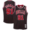 Fascinante Trendy Raffinato Dennis Rodman Chicago Bulls Youth 1995/96 Hardwood Classics Swingman Jersey Black