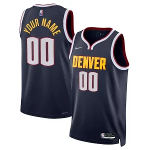 Stupendo Duraturo Denver Nuggets Nike 2021/22 Diamond Swingman Custom Jersey Icon Edition Navy