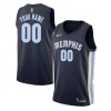 Stupendo Fascinante Memphis Grizzlies Nike Swingman Custom Jersey Navy Icon Edition