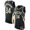 Stupendo Giannis Antetokounmpo Milwaukee Bucks Jordan Brand Authentic Player Jersey Statement Edition Black