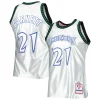 Stupendo Kevin Garnett Minnesota Timberwolves 1997/98 Hardwood Classics 75th Anniversary Swingman Jersey Platinum