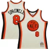 Stupendo Latrell Sprewell New York Knicks Chainstitch Swingman Jersey Cream