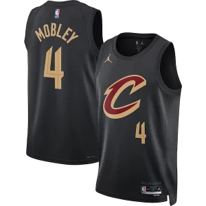 Stupendo Lussuoso Trendy Evan Mobley Cleveland Cavaliers Jordan Brand Unisex Swingman Jersey Statement Edition Black