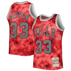 Stupendo Magnifico Comodo Scottie Pippen Chicago Bulls 1997/98 Galaxy Swingman Jersey Red