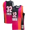 Stupendo Shaquille O'Neal Miami Heat 2005/06 Hardwood Classics Fadeaway Swingman Player Jersey Pink/Black