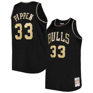 Trendy Accattivante Prestigioso Scottie Pippen Chicago Bulls Big & Tall Hardwood Classics 1997/98 Swingman Jersey Black