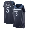 Trendy Anthony Edwards Minnesota Timberwolves Nike Unisex Swingman Jersey Icon Edition Navy