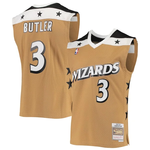 Trendy Caron Butler Washington Wizards 2001/02 Hardwood Classics Swingman Jersey Gold