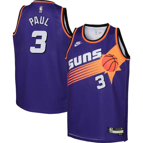 Trendy Chris Paul Phoenix Suns Nike Youth 2022/23 Swingman Jersey Purple Classic Edition
