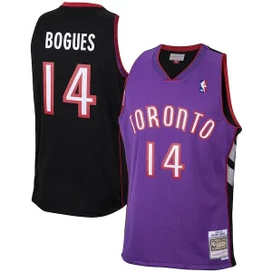 Trendy Classico Muggsy Bogues Toronto Raptors 2001/02 Hardwood Classics Swingman Jersey Purple