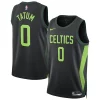 Trendy Cool Ottimo Jayson Tatum Boston Celtics Nike Unisex 2024/25 Swingman Player Jersey City Edition Black