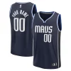 Trendy Dallas Mavericks Custom Fast Break Jersey Statement Edition Navy/Blue