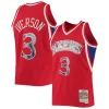 Trendy Delizioso Fascinante Allen Iverson Philadelphia 76ers 1996/97 Hardwood Classics NBA 75th Anniversary Diamond Swingman Jersey Red