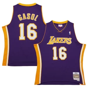 Trendy Delizioso Pau Gasol Los Angeles Lakers 2009/10 Hardwood Classics Swingman Jersey Purple