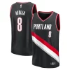Trendy Deni Avdija Portland Trail Blazers Fast Break Replica Player Jersey Icon Edition Black