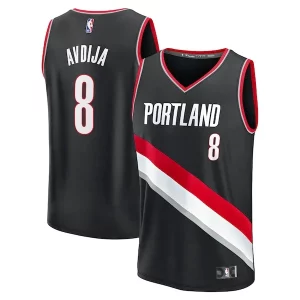 Trendy Deni Avdija Portland Trail Blazers Fast Break Replica Player Jersey Icon Edition Black
