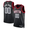 Trendy Duraturo Eccezionale Houston Rockets Jordan Brand Unisex 2022/23 Swingman Custom Jersey Statement Edition Black