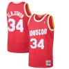 Trendy Duraturo Prestigioso Hakeem Olajuwon Houston Rockets 1993/94 Hardwood Classics Swingman Jersey Red