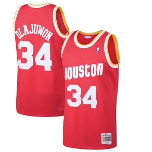 Trendy Duraturo Prestigioso Hakeem Olajuwon Houston Rockets 1993/94 Hardwood Classics Swingman Jersey Red