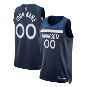Trendy Eccezionale Attraente Minnesota Timberwolves Nike 2021/22 Diamond Swingman Custom Jersey Icon Edition Navy