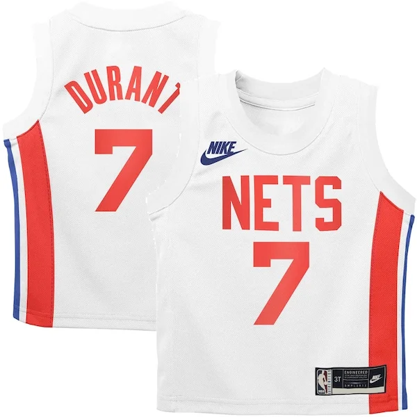 Trendy Elegante Bellissimo Kevin Durant Brooklyn Nets Nike Preschool 2022/23 Swingman Jersey White Classic Edition