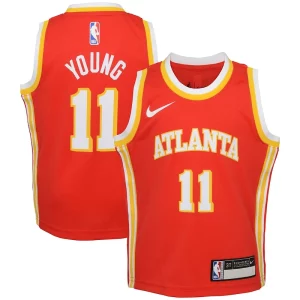 Trendy Elegante Lussuoso Trae Young Atlanta Hawks Nike Toddler Swingman Player Jersey Icon Edition Red
