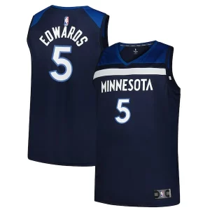 Trendy Fascinante Anthony Edwards Minnesota Timberwolves Big & Tall Fast Break Jersey Icon Edition Navy