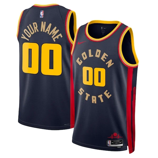 Trendy Golden State Warriors Nike Unisex 2024/25 Custom Swingman Jersey City Edition Navy