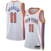 Trendy Jalen Brunson New York Knicks Nike Unisex 2024/25 Swingman Player Jersey City Edition White