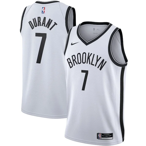 Trendy Kevin Durant Brooklyn Nets Nike 2020/21 Swingman Jersey White Association Edition