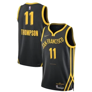 Trendy Klay Thompson Golden State Warriors Nike Unisex 2023/24 Swingman Jersey Black City Edition