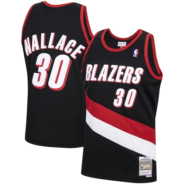 Trendy Magnifico Rasheed Wallace Portland Trail Blazers 1999/00 Hardwood Classics Swingman Jersey Black