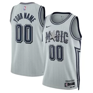 Trendy Orlando Magic Nike Unisex 2024/25 Custom Swingman Jersey City Edition Silver